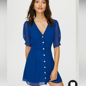 nwt BLACK WILFRED BUTTON FRONT DRESS SIZE 4